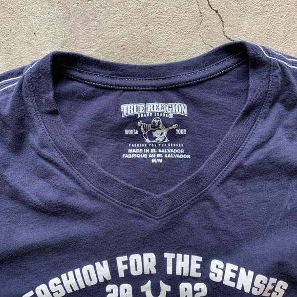 Vintage Navy True Religion Tee - Picture 4 of 4